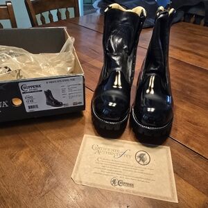 Genuine Chippewa 8" Steel Toe Trooper/Fireman Boots